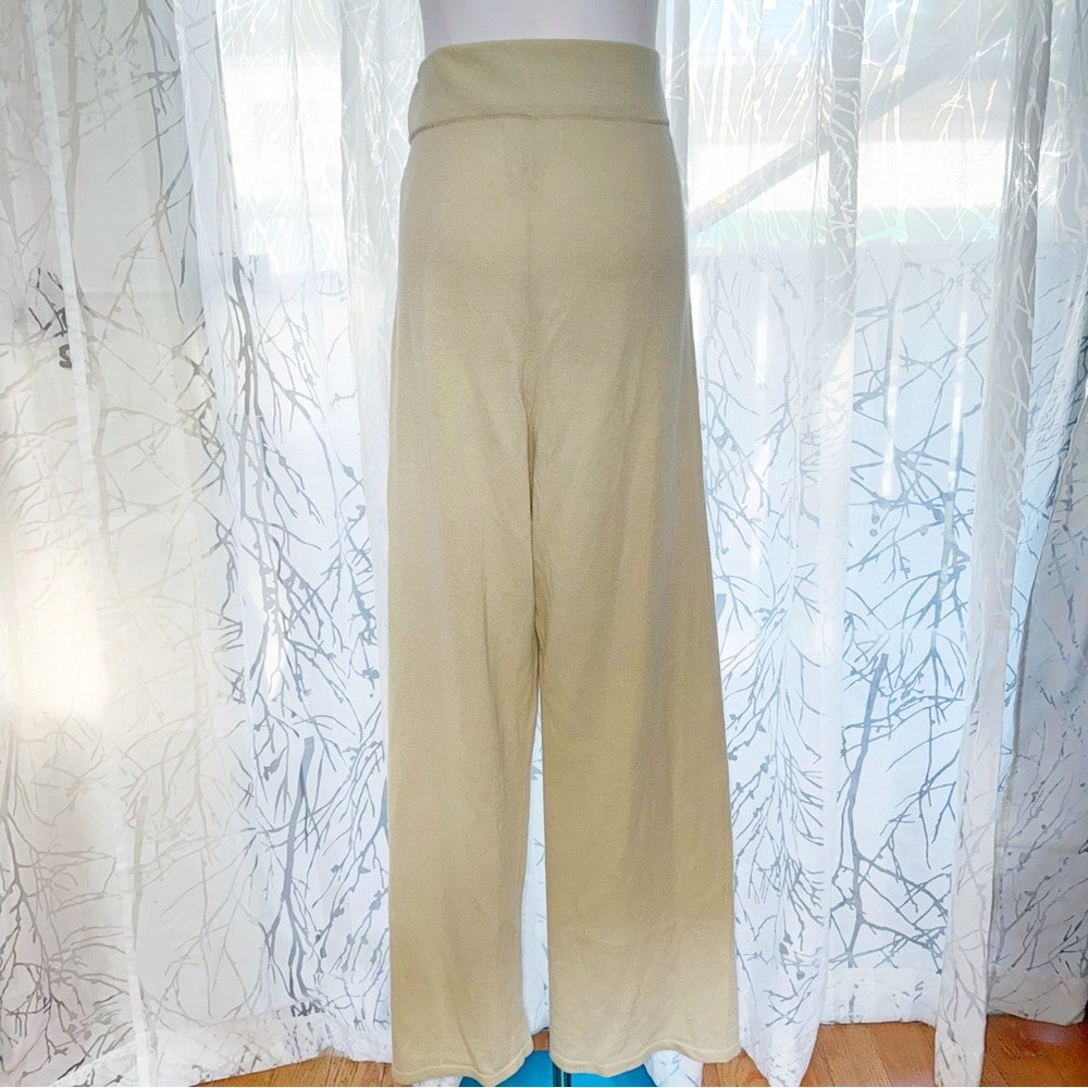 JAMES STREET CO. SAGE CREAM GAUZE HIGH WAISTED WIDE LEG PANTS - Picture 2 of 9
